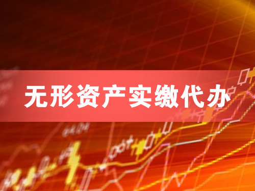 攀枝花无形资产实缴资本代办